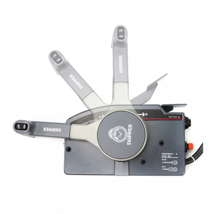 Пульт ДУ  для Yamaha 703, с кнопкой гидроподъема, фишка на 10 пинов, тянет газ, арт. SK703-48272-12-00-ts,          Skipper  Пульт ДУ  для Yamaha 703, с кнопкой гидроподъема, фишка на 10 пинов, тянет газ, арт. SK703-48272-12-00-ts,          Skipper