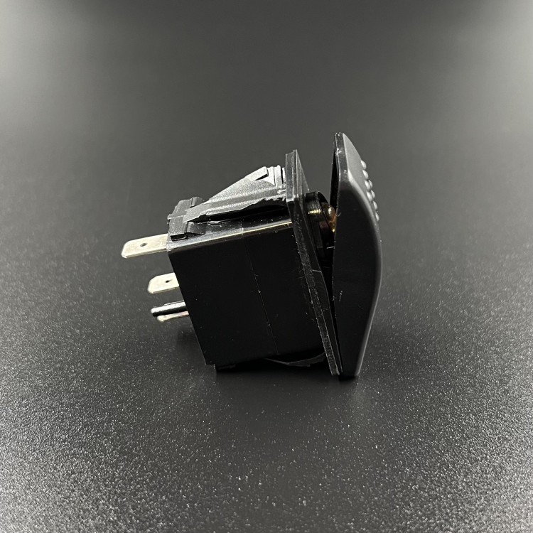 Тумблер вкл/выкл (индик. оранжевый) 3 пин Sunfine, арт. SF50706-1-3P-A2BO,          SUNFINE 