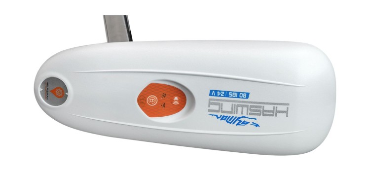 Троллинговый электромотор Haswing Cayman B 80 lbs/152 см/24v/GPS (электроякорь), белый, арт. HE-50739-152_WY,          Haswing 
