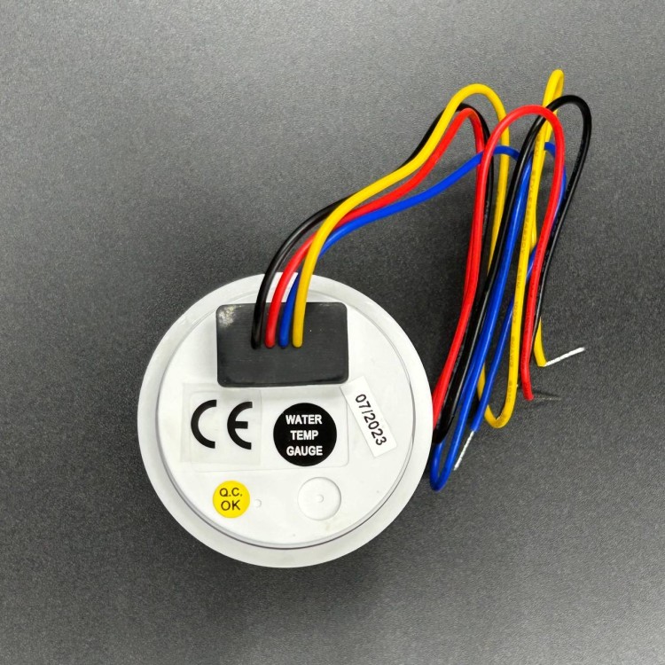 Указатель температуры воды (д.52мм; черный, хромированный ободок) (DEPO), арт. DPNWTB-90,          DEPO 