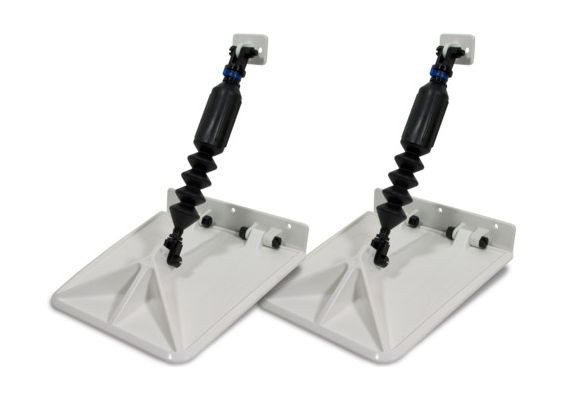 Комплект транцевых плит Nauticus серии SX, цвет белый, размер 9.5"х10", арт. SXW9510-80BL,          Nauticus 