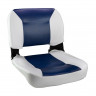 Кресло складное, цвет белый/синий 