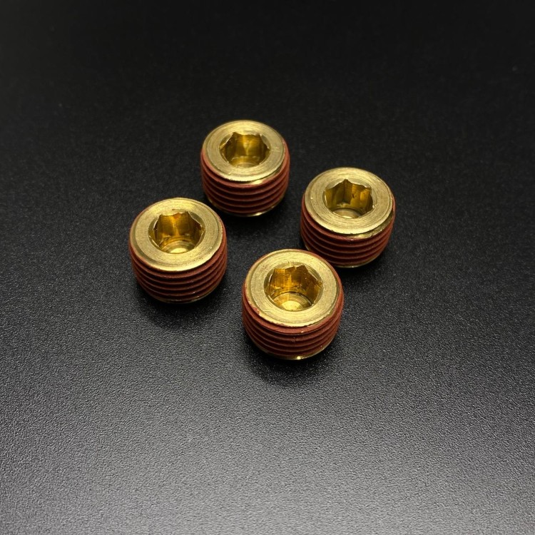 Заглушка латунная на выпускное колено Mercruiser (22-73379) (Quicksilver), арт. 73379,          MERCURY 