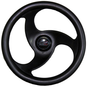 Рулевое колесо (LM-W-10) 280 мм. диаметр (серое), Multiflex