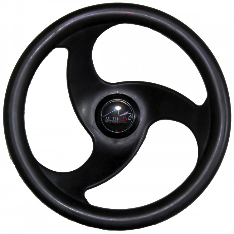 Рулевое колесо (LM-W-10) 280 мм. диаметр (серое), Multiflex 