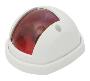 Борт. огонь "COMPACT12", красн, пласт, бел, 80 мм