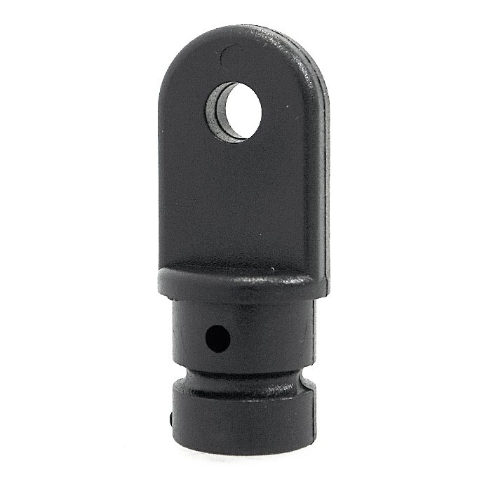 Наконечник с рымом, 3/4, черный пластик, внутренний монтаж, арт. 10261836,  
