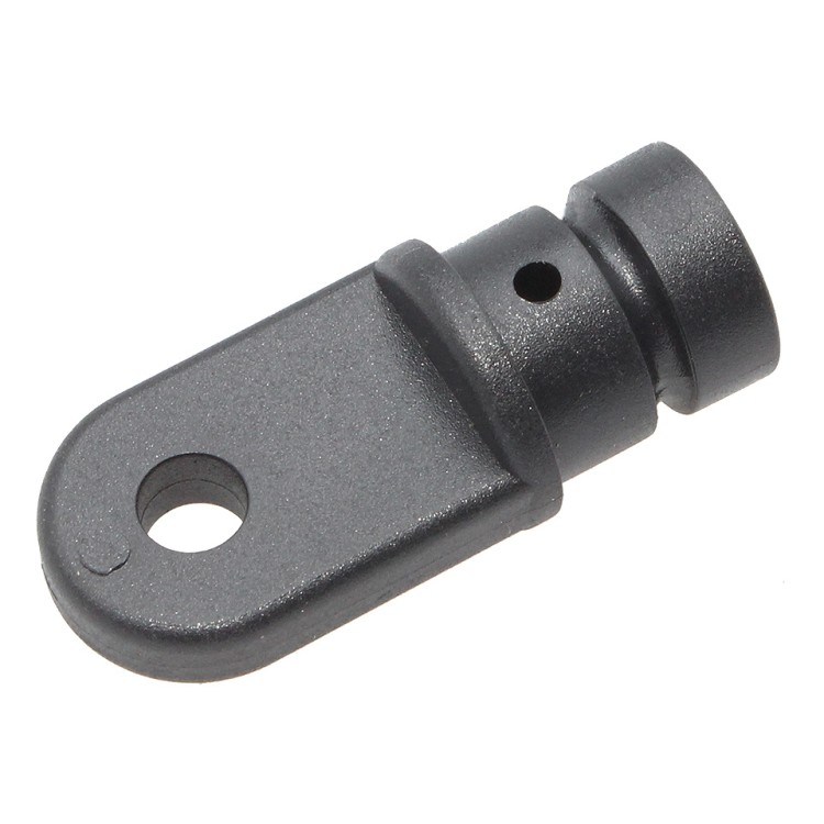 Наконечник с рымом, 3/4, черный пластик, внутренний монтаж, арт. 10261836,  