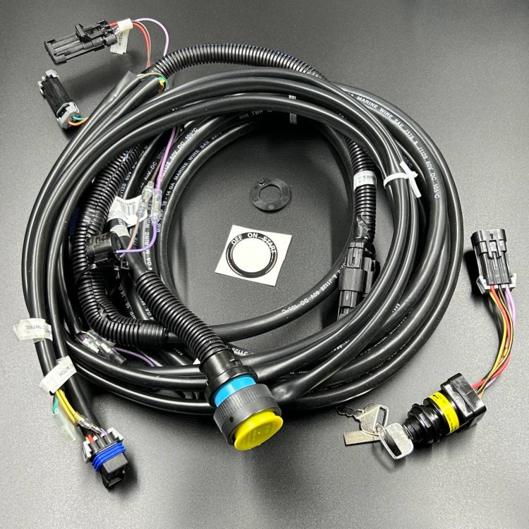 Кабель электр. с замком зажигания, 20 фт (HARNESS/KEY SWTCH 20ft 14 Pin) (Quicksilver), арт. 84 896537K20,          MERCURY 