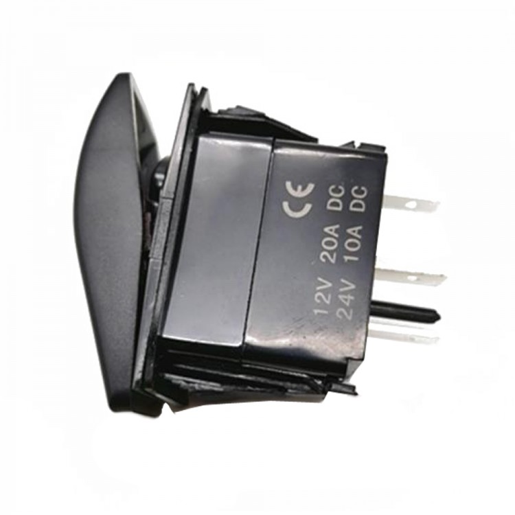 Переключатель двухпозиционный  ON-ON 12В/20А с подсветкой, SK-A11624CR-ts, арт. SK-A11624CR-ts,          Skipper 