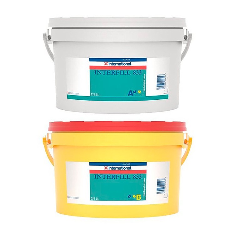 ШПАТЛЕВКА INTERFILL 833 5 л (компонент А + B), арт. 10270379,          INTERNATIONAL 