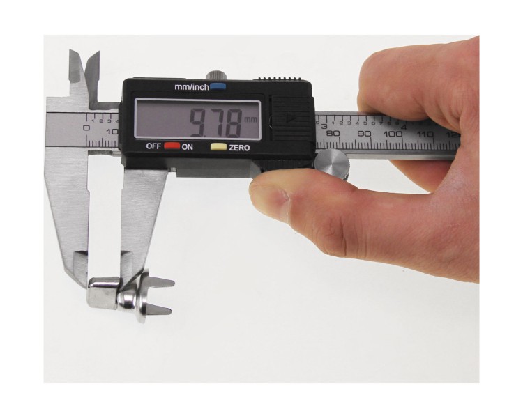 Застежка тентовая DOT поворотная c лапками, никелированная латунь, арт. 91XB783321A,          DOT 