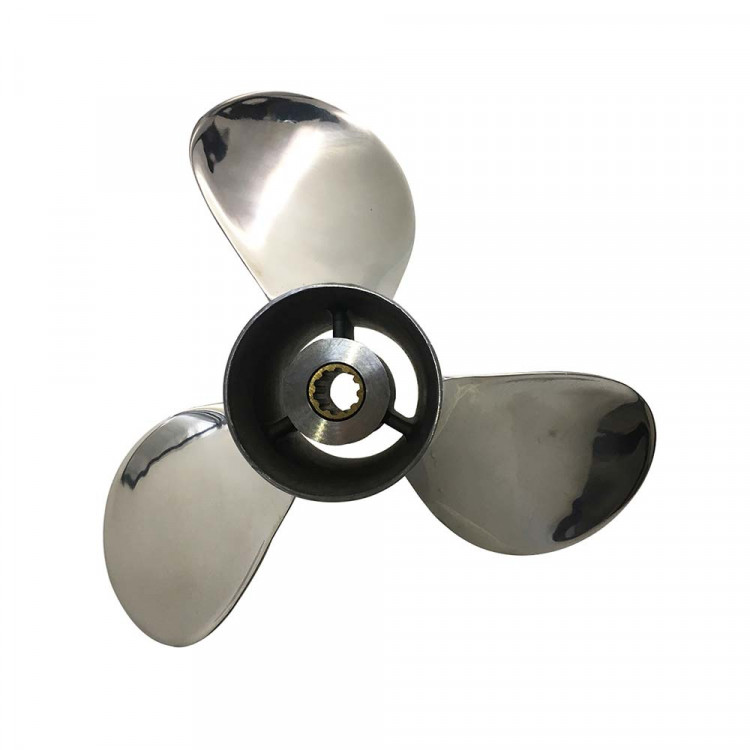 Винт гребной Skipper для Mercury 9,9-25HP Нержавеющая сталь, диаметр - 10  3/8", шаг 13, арт. SK48-19640A40-SS-ts,          Skipper 