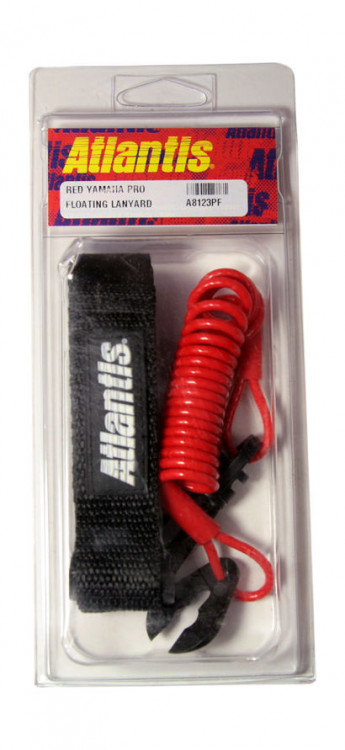 Чека для вм Yamaha с ремешком, красная, арт. A8123PF,          Atlantis  Чека для вм Yamaha с ремешком, красная, арт. A8123PF,          Atlantis