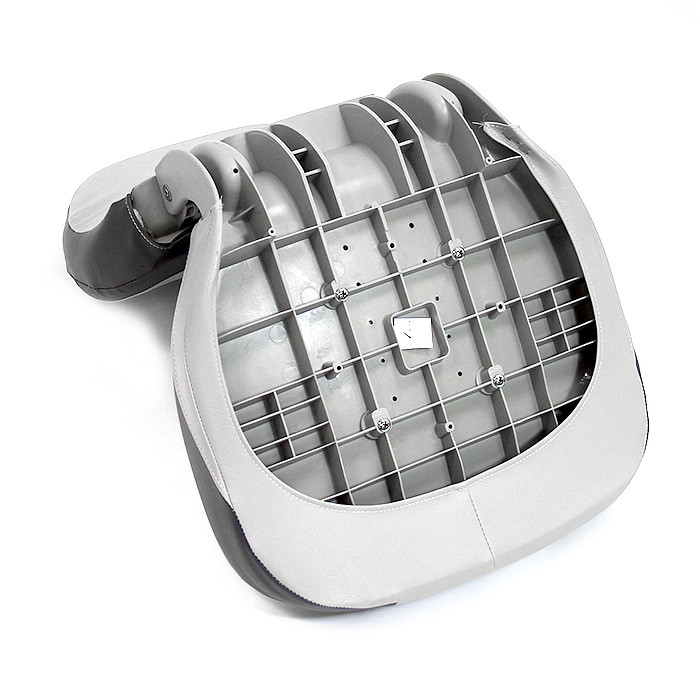 Сиденье мягкое складное Pro Angler Ergonomic Boat Seat, серо-чёрное, арт. 75195GCB,          Newstarmarine 