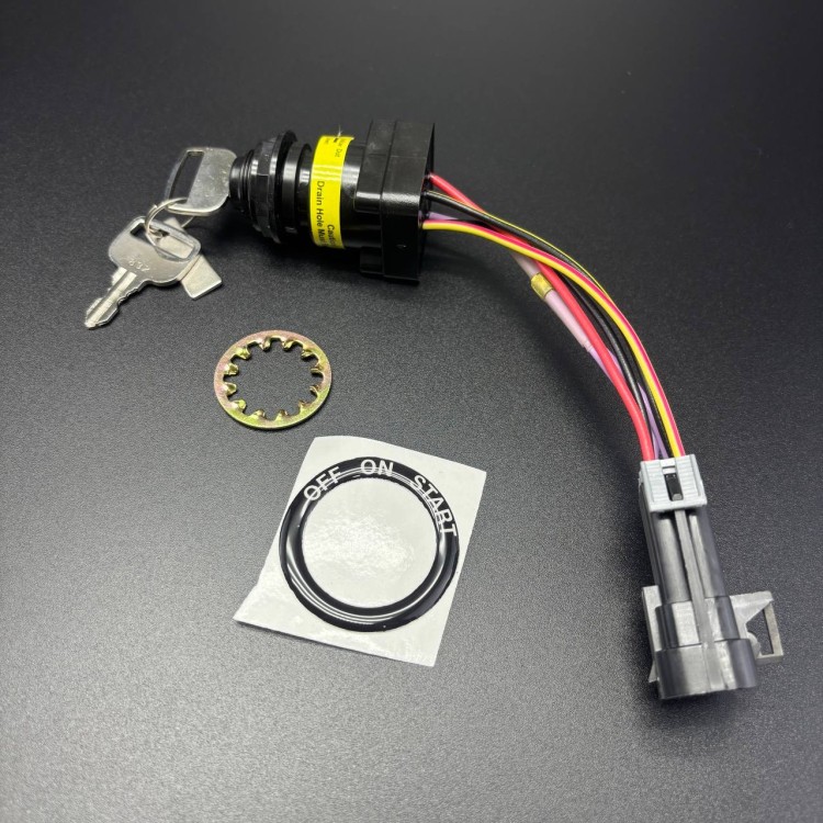 Кабель электр. с замком зажигания, 15 фт (HARNESS/KEY SWTCH 15ft 14 Pin) (Quicksilver), арт. 896537K15,          MERCURY 