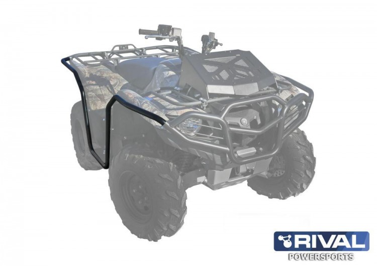 Yamaha Grizzly 700 Защита боковая (2013-) + крепления, арт. 444.7116.1-riv,          Rival 