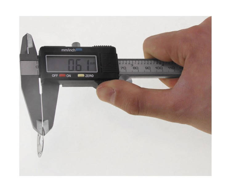Шайба тентовой застежки DOT, никелированная латунь, арт. 90BS165061A,          DOT 