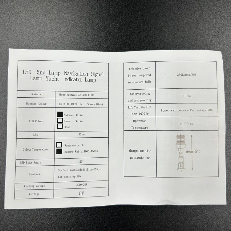 Огонь топовый на стойке 6" D7206-6 (Allshine), арт. XK3706,          ALSHINE 