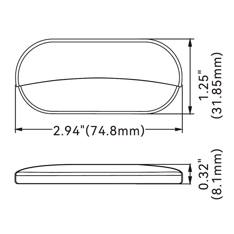 Светильник светодиодный, теплый белый свет, 12В, 0,4 Вт (SFCL1-YS-03), арт. 10270456,          SeaFlo 