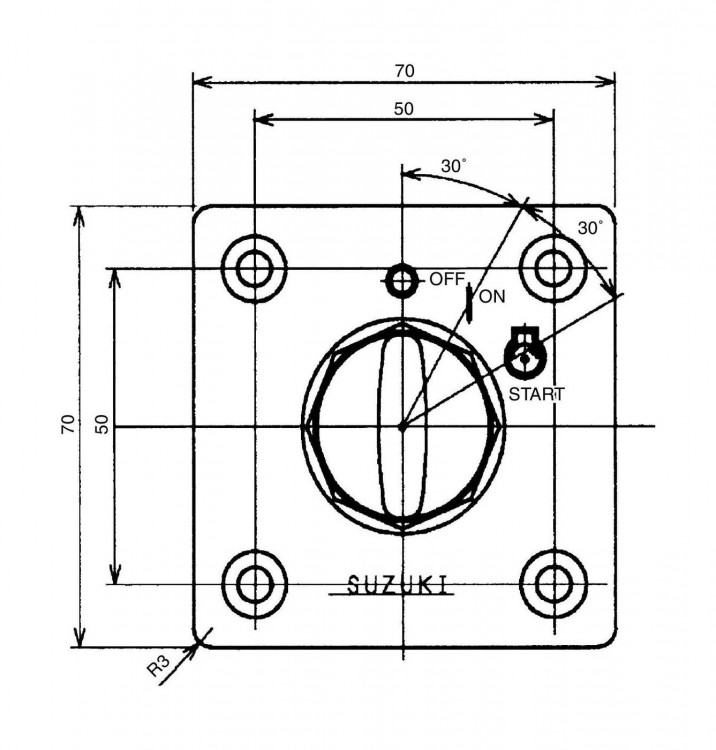 Панель замка зажигания Suzuki в сборе для 1-го двигателя, арт. 3710096J00000,          SUZUKI 