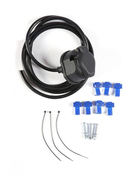 Розетка для прицепа, пластиковая, 13 контактов, с проводкой 2 м., арт. 87818,          Ningbo Era Vehicle 