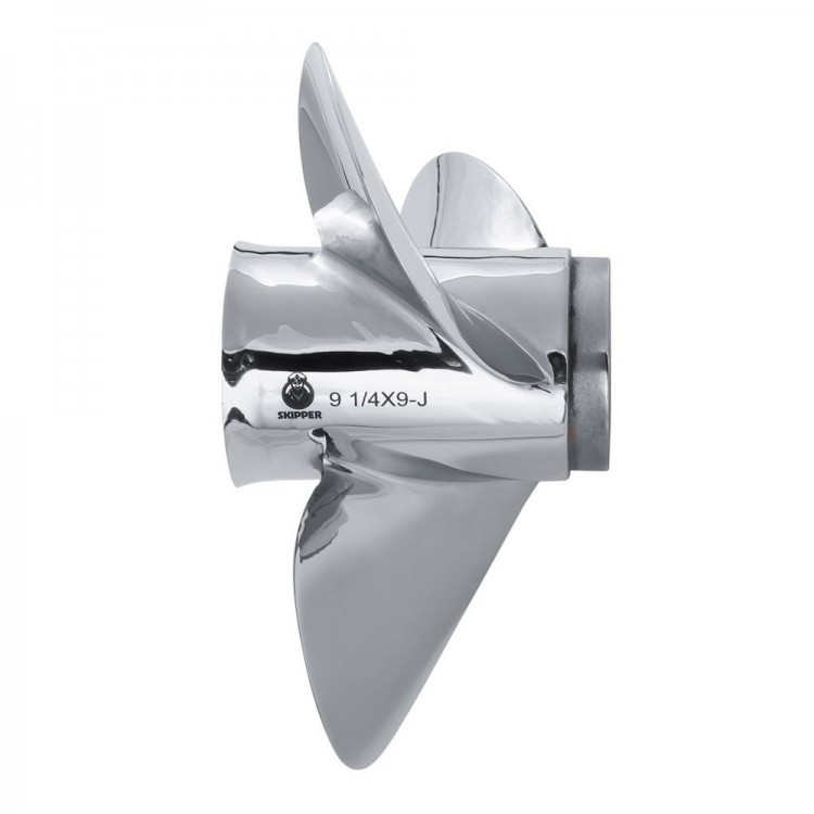 Винт гребной нержавеющий  для Yamaha 9.9-15, 3x9 1/4"x9", арт. SK63V-45945-10-EL-SS,          Skipper 