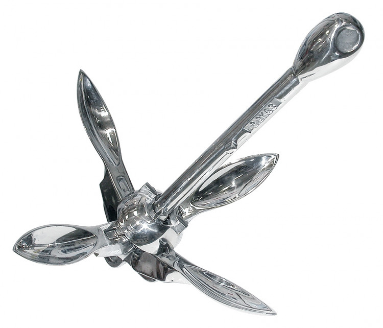 Якорь-кошка из нержавеющей стали, 1,5 кг, арт. 10246776,          Мореман 