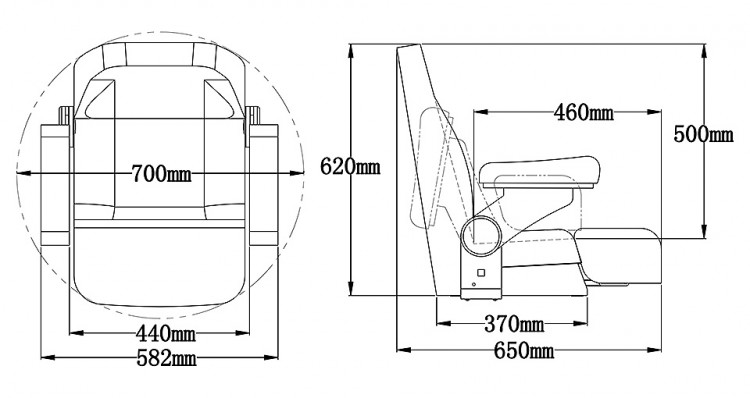Кресло с болстером и подлокотниками, арт. 10268891,          Китай 