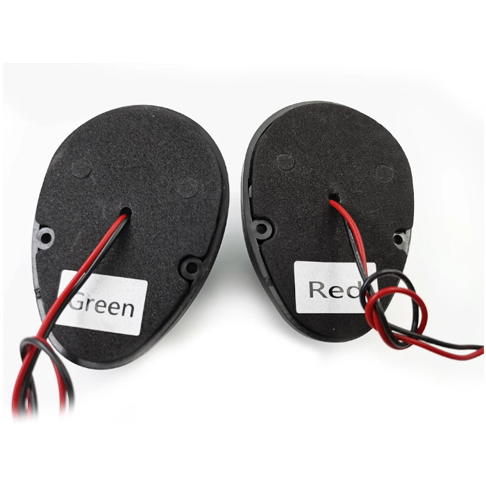 Огни бортовые светодиодные 80х56х42 мм, черный корпус, арт. B011004,          Anheart Marine 