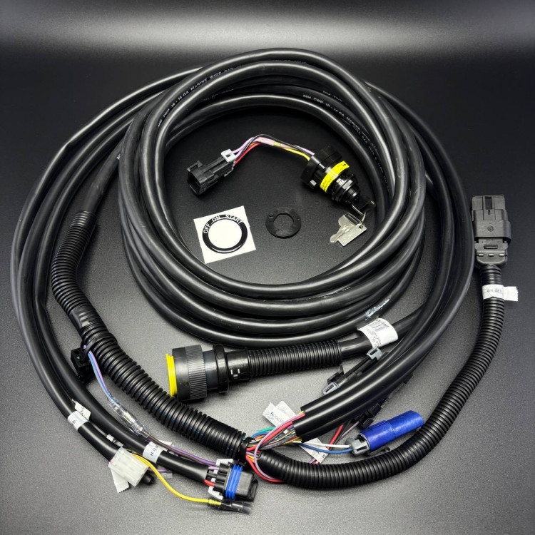 Кабель электр. с замком зажигания, 25 фт HARNESS/KEY SWTCH 25ft 14 Pin (MERCURY), арт. 896537K24,          MERCURY 