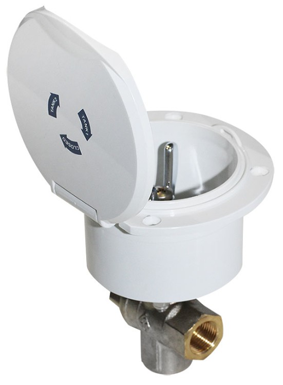 Трехходовый кран в пластиковом коробе, 1/4 дюйма, арт. 10263791,          Osculati 