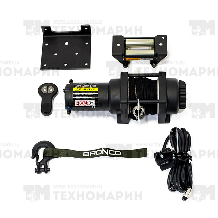Лебедка для квадроцикла 3500 LBS Black Edition AC-12025, арт. AC-12025,          Bronco ATV​ 
