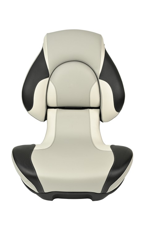 Судовое кресло для лодки  Sea-pro,  бело-серое (аналог Attwood Centric X Tour) , арт. sea-bw-wg,          SEA-PRO 