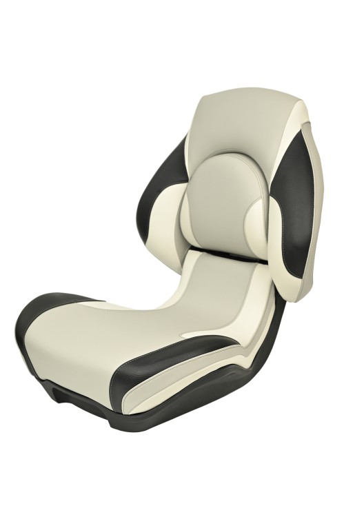 Судовое кресло для лодки  Sea-pro,  бело-серое (аналог Attwood Centric X Tour) , арт. sea-bw-wg,          SEA-PRO 
