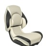Судовое кресло для лодки  Sea-pro,  бело-серое (аналог Attwood Centric X Tour) , арт. sea-bw-wg,          SEA-PRO 
