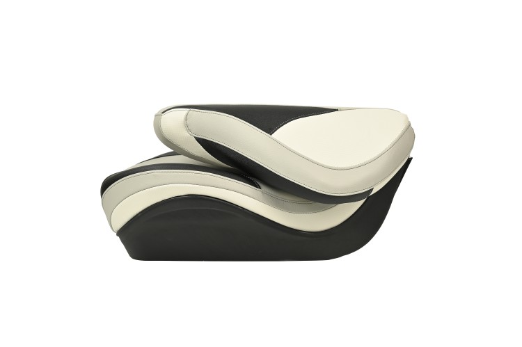 Судовое кресло для лодки  Sea-pro,  бело-серое (аналог Attwood Centric X Tour) , арт. sea-bw-wg,          SEA-PRO 