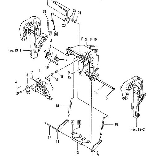Ограничитель наклона, в сборе Tohatsu 40-50 (Tohatsu), арт. 3C8S62993-2,          Nano Protech 