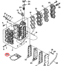 Прокладка под блок Yamaha 30D (Osaka), арт. 6J8-45113-00-TW, OSAKA Прокладка под блок Yamaha 30D (Osaka), арт. 6J8-45113-00-TW, OSAKA