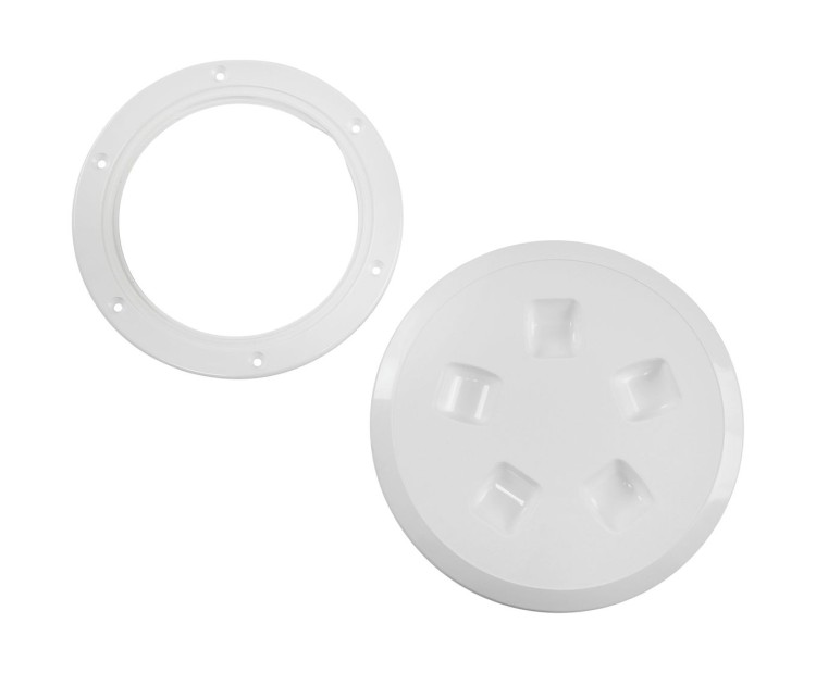 Лючок палубный 110 мм, белый, арт. SP2510,          CanSB  Лючок палубный 110 мм, белый, арт. SP2510,          CanSB