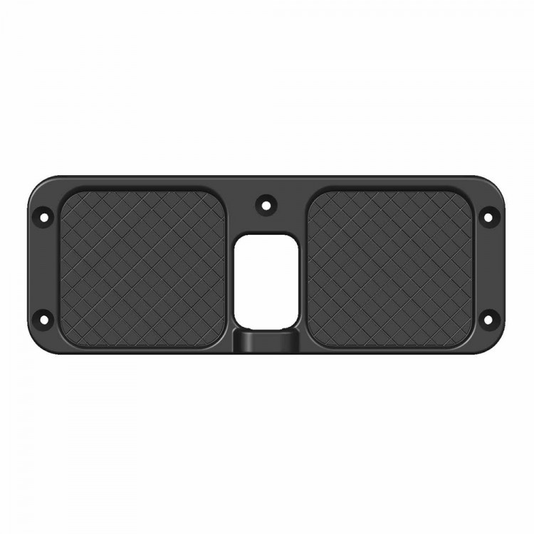 Комплект внутренних накладок на транец внутренних, Boat-plastic, 282x105 мм, армированный полиамид, черный (2шт), BP-19282_2-ts, арт. BP-19282_2-ts,          Boatplastic 