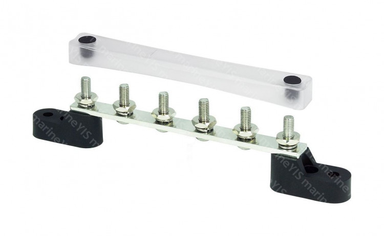 Колодка распределительная электромонтажная с защитной крышкой, 4 контакта, арт. BF423C4P,          Yih Sean  Колодка распределительная электромонтажная с защитной крышкой, 4 контакта, арт. BF423C4P,          Yih Sean