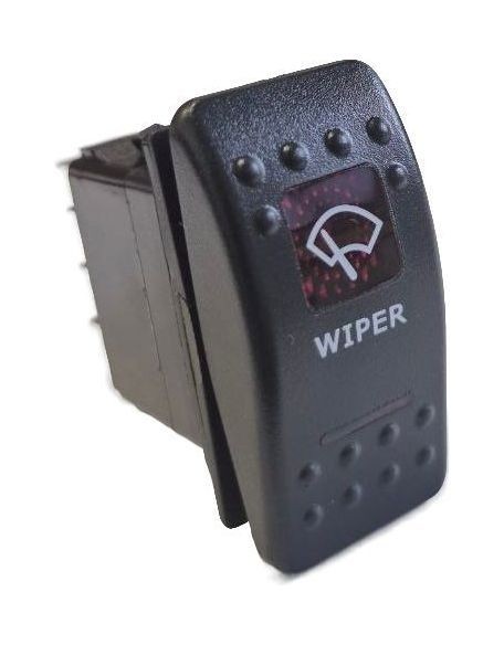 Переключатель трехпозиционный ON-ON-ON 12 В/20А 8Р, арт. MRA6BRB11,          Marine Rocket 