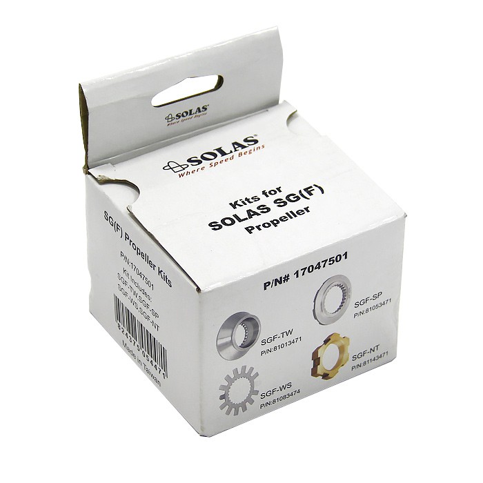 SGF PKT Комплект шайб и гайки для переднего винта, арт. SGF PKT,          Solas 
