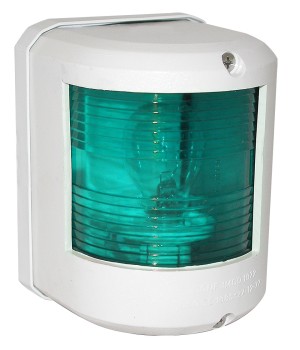 Бортовой огонь UTILITY 78, зеленый, белый корпус