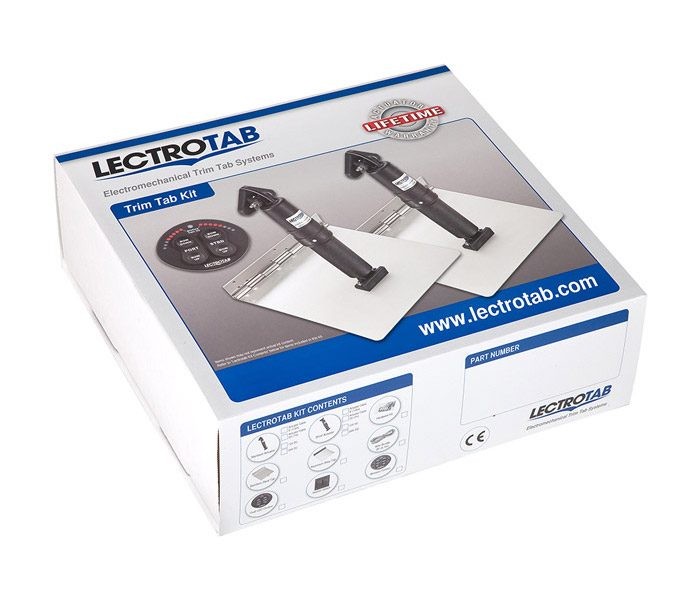 Комплект транцевых плит XKA (нерж.), 9x9 дюймов, без панели управления, арт. 10265773,          Lectrotab 