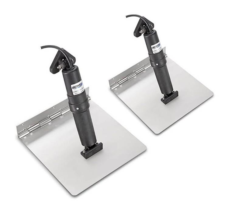 Комплект транцевых плит XKA (нерж.), 9x9 дюймов, без панели управления, арт. 10265773,          Lectrotab 