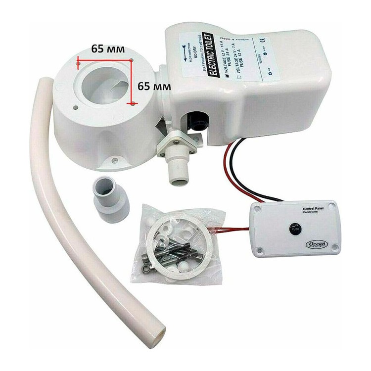 Система электрической прокачки для переоборудования ручных унитазов, 12В., арт. 10005629,          Matromarine 