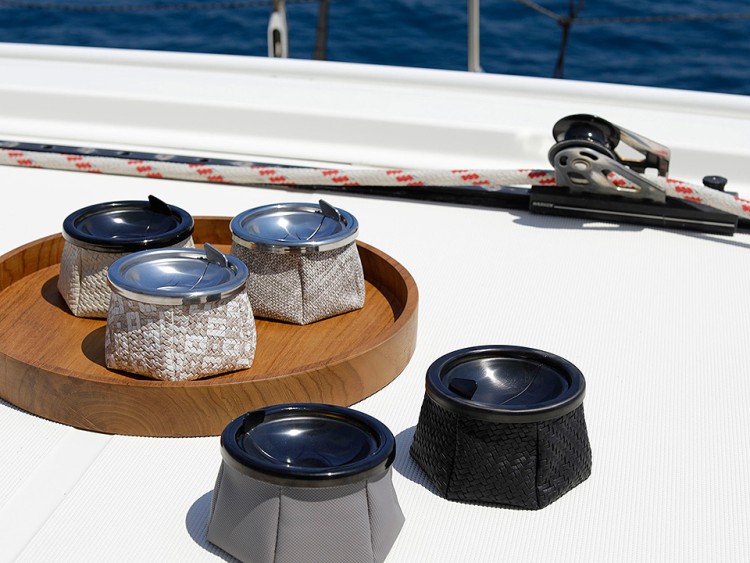 Пепельница Rattan White, арт. 10270383,          Marine Business 