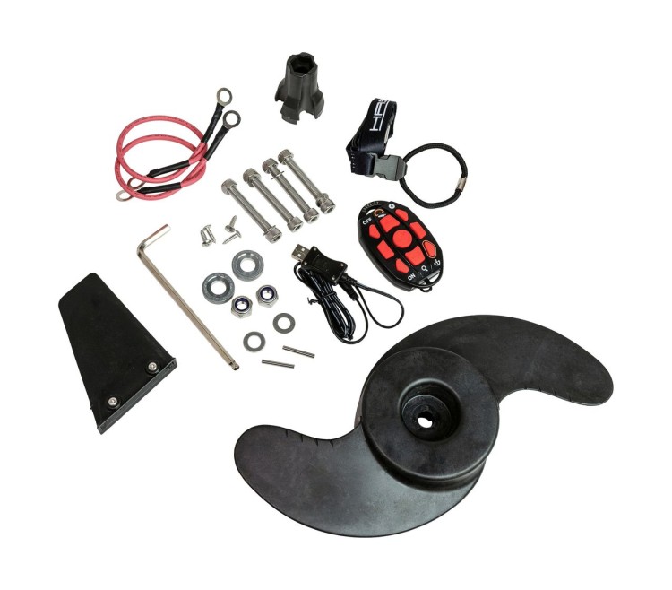 Троллинговый электромотор Haswing Cayman B 80 lbs/210 см/24v/GPS (электроякорь), черный, арт. HE-50739-210_BY,          Haswing 